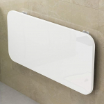 Wandmontierter Klapptisch, Drop-Leaf-Computertisch, schwebende Werkbank f&uuml;r Home Office, K&uuml;che, Esszimmer, Schwarz, 40 x 30