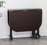 Kokkupandav s&ouml;&ouml;gilaud paksendatud pealt 6 rattaga, ruumi s&auml;&auml;stev teisaldatav k&ouml;&ouml;gilaud - s&uuml;sinikterasest klamber mahutab 200 kg - 120 x 80 x 75 cm To Happiness