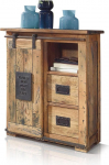 moebel-eins Bristol Sideboard II, massiivpuit, Mango Rustic