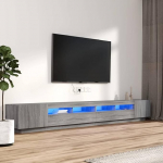 Homgoday TV m&ouml;&ouml;blikomplekt 3 tk LED tuled Sonoma Hall mitmekihiline puidust TV kapp Madal TV kapp Kohvilaud TV seisab elutuppa