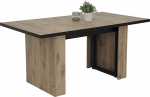 Hela Tische, Anni Backdrop Table S&ouml;&ouml;gilaud Viking Oak Design Laiendatav 3 paneeliga Metallraam M&otilde;&otilde;tmed 160 - 320 x 90 cm