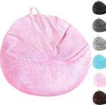 Bean Bag Chair Cover (ilma t&auml;itematerjalita), pestav, ultra pehme Corduroy tugev t&otilde;mblukk, Bean Bag Cover pluusist m&auml;nguasjade v&otilde;i tekstiili organiseerimiseks, Sack Bean Bag t&auml;iskasvanutele, teismelistele.