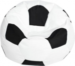 Fenteer jalgpall tr&uuml;kitud diivanil Bean Bag Cover Bean Bag Chair Cover puhkeruumi valge