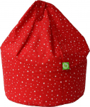 Bean Lazy Bean Bag Cotton Suur Bean Bag punaste t&auml;htedega