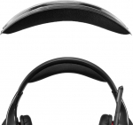 Logitech G930 k&otilde;rvaklappide asenduspeakomplekt / kummist padjapadi remonditarvikud (must)