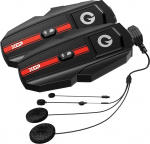 XGP mootorratta peakomplekt Bluetooth, kiivri intercom 800 m kommunikatsioonis&uuml;steem 2 s&otilde;itjale, Dual Bluetooth 5.4, audio multitasking, IP67 veekindel, 40 mm HiFi, mootorratta kiivri k&otilde;rvaklapid DSP / CVCga