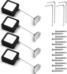 I3C 2M sisset&otilde;mmatav TV-puldi kaabel, pikendatav varguse vastu v&otilde;itlemise t&otilde;mbekarp, kaugjuhtimispuldi kaabel TV DVD m&auml;ngukonsoolidele (4 arvutit)