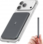 TRKOY 5000 mAh Slim Magnetic Power Bank Magsafe'ile, iPhone'ile, traadita kiirlaadimise akupank USB-C v&auml;ljundiga, v&auml;lised mobiiltelefoni akud iPhone 17/16/15/14/13/12 seeria, grafiithall