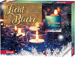 Kerzen-Adventskalender "Lichtblicke": Kerzenschein im Advent und Spr&uuml;che-Buch: 24 x Kerzenschein im Advent und Spr&uuml;che-Buch