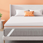BedStory 10 cm k&otilde;rgus Topper 180 x 200 cm H3/H4 valmistatud vask ioonvahust, sobib allergikutele, pestav kate, &Ouml;ko-Tex&reg; sertifitseeritud madratsipealne Box Spring voodile, matkaauto ja diivanile.
