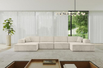 ALTDECOR IREA-U2-v3 U-kujuline nurgadiivan 386 x 165 x 77 cm Beež