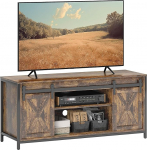 HOMCOM TV-kapp TV-laud 2 l&uuml;kanduksega 120 cm pikkune TV-aluslaud integreeritud kaablijuhtimisega kuni 60-tollisele telerile TV-riiul elutuppa pruun 120 x 40 x 54 cm