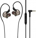 GEEKRIA Gaming-Kopfh&ouml;rer mit Mikrofon, 3,5 mm verkabelte Ohrh&ouml;rer, 10 mm Treiber, tiefer Bass, Stereo-In-Ear-Kopfh&ouml;rer, kompatibel mit PC, Nintendo Switch, PS5/PS4, Xbox Series X/S/One (Schwarz/1,2 m)
