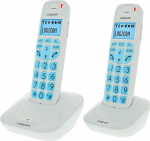 LOGICOM Comfort 250 Duo juhtmeta telefonid puuteekraaniga valge