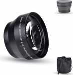 Camera Lens, 67mm 2.2X Universal Teleconverter Telephoto Lens DSLR Cameras Accessories Close-up Camera Lens for All 67mm Mount Cameras