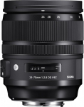 Sigma 24-70 mm F2.8 DG OS HSM objektiiv Nikon kaamerale - must