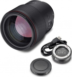 Samyang AF 135 mm F1.8 FE for Sony E + Samyang objektiivijaam - t&auml;isformaadi ja APS-C teleobjektiiv, valgusj&otilde;uline fikseeritud fookuskaugusega Sony E-mountiga kaamerale + dokkimisjaam s&uuml;steemi uuendamiseks
