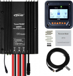 EPEVER MPPT laadija kontroller 30A 12V 24V auto Max PV 100V, IP67 veekindel p&auml;ikeselaadimise kontroller p&auml;ikesemooduli laadija regulaatori komplekt suletud geeliga &uuml;leujutatud liitium kasutajatele (MPPT 30A + MT50 + RS485)