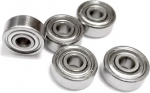 10PCS/2PCS Edelstahllager SMR84 4 * 8 * 3,SMR83 3 * 8 * 3,SMR74 4 * 7 * 2,5,SMR63 3 * 6 * 2,5,SMR62 2 * 6 * 2,5,SMR52 2 * 5 * 2,5 mm (Farbe : 2 St&uuml;ck, S(10pcs,SMR105ZZ 5x10x4mm)