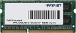 Patriot Ultrabookile 8GB DDR3 1600MHz PC3-12800 CL11 SODIMM m&auml;lu PSD38G1600L2S