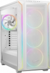 ole vait! Shadow Base 800 FX White PC-kapp, Light Wings White 140 mm PWM ventilaator, ARGB valgustus, USB 3.2 Gen. 2 Type C, &otilde;huvool, avatud v&otilde;rk, E-ATX emaplaat, 420 mm radiaatorid, klaasist k&uuml;lgpaneel
