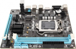 Micro ATX emaplaat, LGA 1155 protsessoripesa, kahe kanaliga DDR3, M.2 NVMe NGFF, 3-faasiline toiteallikas, HD VGA v&auml;ljund, toetab I3/i5/i7 Pentium Celeron