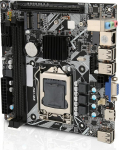 Yunseity H61 ME ITX emaplaat, DDR3 LGA 1155 PC emaplaat Support NVME M.2 WiFi M.2 Bluetooth VGA + HD USB Gaming emaplaat