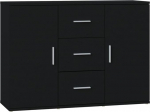 Bussandri Exclusive Sideboard Must 91 x 29,5 x 65 cm Komposiitpuit 91 x 29,5 x 65 cm Komposiitpuit