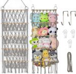 TROMEE 42 cm lai hall pehme m&auml;nguasja hoidla Pehmed m&auml;nguasjad Pehmed m&auml;nguasjad Pehmed m&auml;nguasjad hoidla Pehmed m&auml;nguasjad v&otilde;rkHammaak Boho makramee organiseerija pehmedele m&auml;nguasjadele