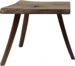 Lily's Living Live Edge Solid Walnut Side Table 63cm Wide Natural Wood (V&auml;rv ja suurus v&otilde;ivad erineda) Table (Side) Natural Wood