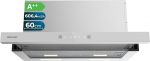 Cecotec Bolero Flux TLT 605501 Dunstabzugshaube, Glas, Wei&szlig;, A++, 60 cm, 606,4 m&sup3;/h, Saugleistung, Klasse A++, unsichtbare Touch-Steuerung, Hand-Bewegungssteuerung, Booster-Funktion, waschbare Filter