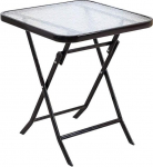 Multifunktionaler quadratischer Esstisch aus Glas - Nordic Teleskop-Klapptisch f&uuml;r kleine Wohnungen & G&auml;rten, ideal f&uuml;r den Heimgebrauch und platzsparende L&ouml;sungen