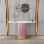 Moodne konsoollaud ristk&uuml;likukujulise alusega, seinapinnad, k&uuml;lgmine esikusse, sissep&auml;&auml;sulaua, konsoollaud, diivanilaud, koridorilaud, dekoratiivne koridorilaud, koridekoratsioon, elutuppa