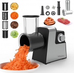 SOKANY 1000 W elektriline k&ouml;&ouml;giviljakutter, 5-in-1 elektriline k&ouml;&ouml;giviljaviilutaja, k&ouml;&ouml;gir&ouml;&ouml;vel, k&ouml;&ouml;giviljar&ouml;&ouml;vel koos lihaveski ja vorsti lisaseadmega, juustur&ouml;&ouml;vel, lihtne puhastada, riivsai puu- ja puuviljade riivimiseks.