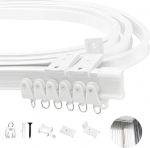 Xnuoyo Paindlik paindlik painutav laekapilduja, 5 meetrit k&otilde;ver kardinaraudtee, metallisulamist ruumijaotur, RV kardin, lae raudtee s&uuml;steem