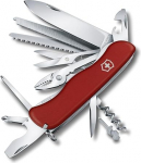 Victorinox Work Champ Pocket Knife (21 Functions, Locking Blade, Pliers, Hacksaw) Red