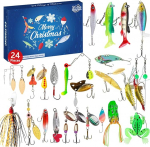 J&otilde;ulup&uuml;hade advendikalender 2025 Angel Men, Kalap&uuml;&uuml;givahendid j&otilde;ulukalendri s&ouml;&ouml;tide komplekt, 2025 Deluxe Predator Fisherman, Pidulik advendikalender - 2025 j&otilde;ulup&uuml;hade &uuml;llatuskink