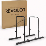 Dip Station Bar - reguleeritav k&otilde;rgus, reguleeritav laius, maksimaalne koormus 200 kg - &uuml;hendusega, libisemisvastane - Calisthenics, Dips & j&otilde;utreeninguks