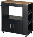 Kesper k&ouml;&ouml;gik&auml;ru, materjal: materjal: FSC-sertifikaadiga puitkiudplaat, m&otilde;&otilde;tmed: 40 cm, v&auml;rvus: naur/must, 25892 13