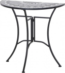 Siena Garden Como Table Matt Black/Dark Grey