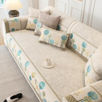 tianxinbaobei Boho diivanikate libisemiskindel veekindel pestav diivanikate &scaron;enill m&ouml;&ouml;bli kaitsja (valge, 90x90cm, seljatugi v&otilde;i k&auml;etugi)