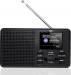 XORO DAB 142 Kaasaskantav digitaalne raadio, FM ja DAB+ vastuv&otilde;tt, jaamam&auml;lu, RDS funktsioon, &auml;ratuskell, Bluetooth, aku ja v&otilde;rgukasutus, teleskoopantenn.