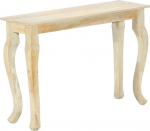 Konsolentisch Schmal, 110x35x77 cm Holz Beistelltisch, Flurtisch, Kleiner Ausstellungstisch, Sofatisch f&uuml;r kleinen Raum, Eingang, Flur, Foyer, Braun