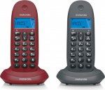 Motorola C1002 DECT-telefon Helistaja ID hall telefon - Telefonid (DECT-telefon, 50 sisestust, Helistaja ID, hall)