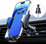 VANMASS mobiiltelefoni hoidja auto uuendamine Patendi mobiiltelefoni hoidja auto ventilatsioon Silikoonist kaitse 100% stabiilne mobiiltelefoni auto hoidja konksuga 360 &deg; p&ouml;&ouml;rlev auto nutitelefoni hoidja auto iPhone'ile