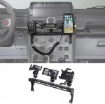 DIYUCAR &uuml;hildub Ineos Grenadier 2020-2024 auto keskjuhtimiss&uuml;steemiga &otilde;huventilaatoriga mobiiltelefoni hoidik GPS hoidik Walkie Talkie Mount Radio Mount (Style A)