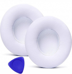 1 paar asendusk&otilde;rvapadjad Beats Solo 2, Solo 3 juhtmevabadele k&otilde;rvaklappidele, pehme nahast k&otilde;rvapadjad koos m&auml;luvahupadjaga k&otilde;rvapadjadega (valge)