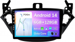 JOYX - 6G + 128G - Android 12 IPS autoraadio Sobib Opel Corsa (2015-2019) / Adam (2013-2016) - Traadita CarPlay/Android Car/DSP - Kaamera ja mikrofon - 9-tolline 2 DIN - DAB roolijuhtimine