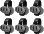 PATIKIL Kabel-Clips, Schreibtischkabel-Organizer, Drahthalter f&uuml;r Kabel, Handy-Ladeger&auml;t, USB-Kabel, Nachttisch, Zuhause, B&uuml;ro, Auto, Schwarz, 6 St&uuml;ck
