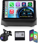 [2+64G] Android 13 autoraadio Ford Fiesta 2009-2017 juhtmevaba Carplay & Android Car - 9-tolline puuteekraaniga autoraadio koos WiFi GPS peeglilink DSP FM/RDS raadio SWC+ AHD tagurduskaameraga